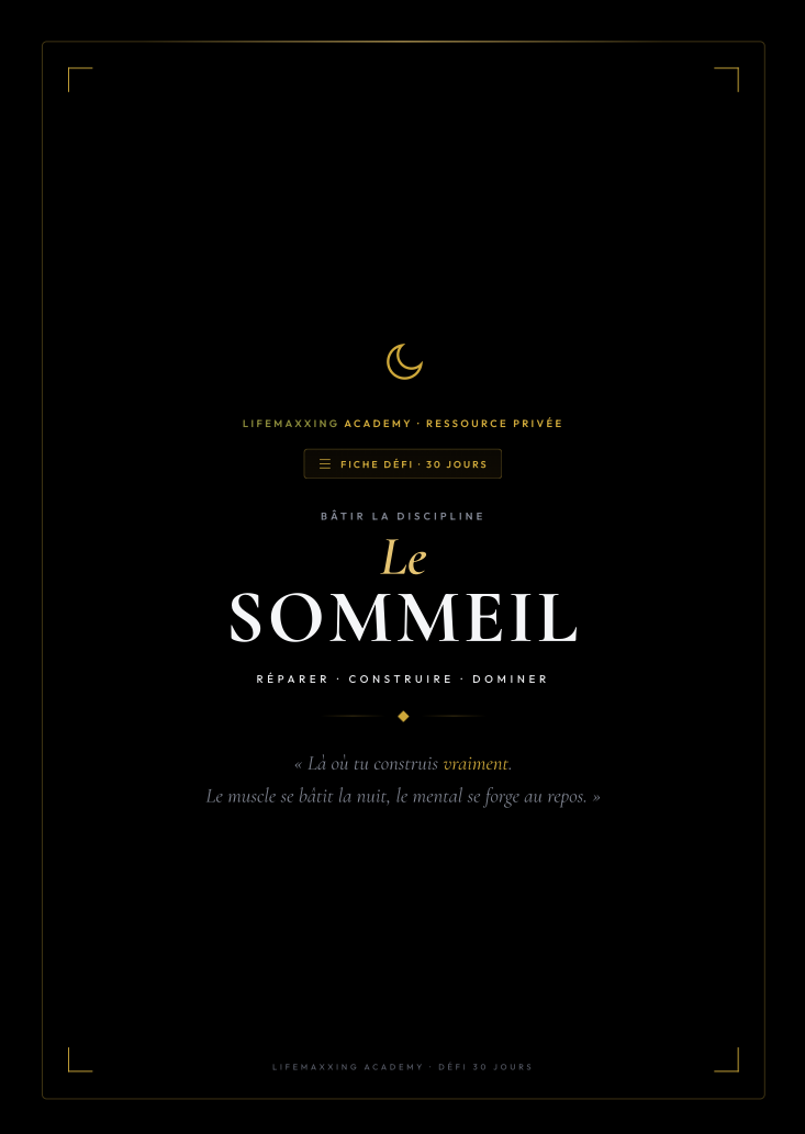 Module Sommeil